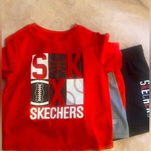 Skechers boys 3 piece set nearly new